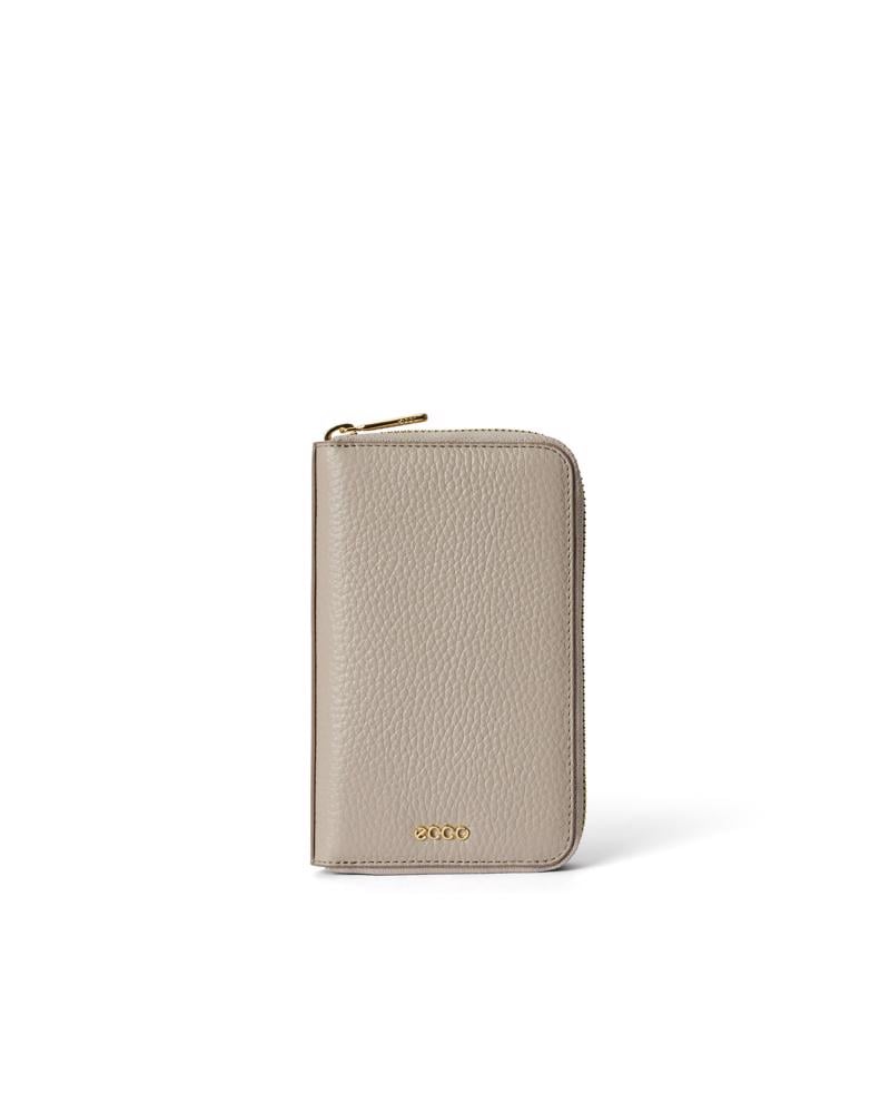 Beige ECCO Wallet Zipped