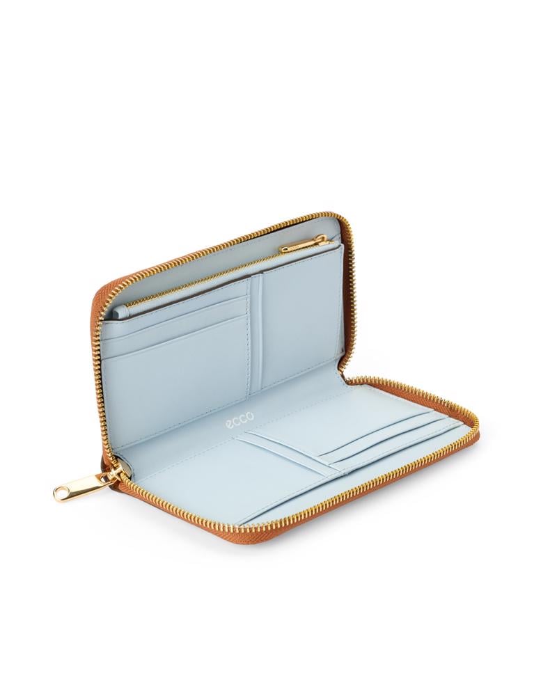 CAMEL ECCO Wallet Zipped