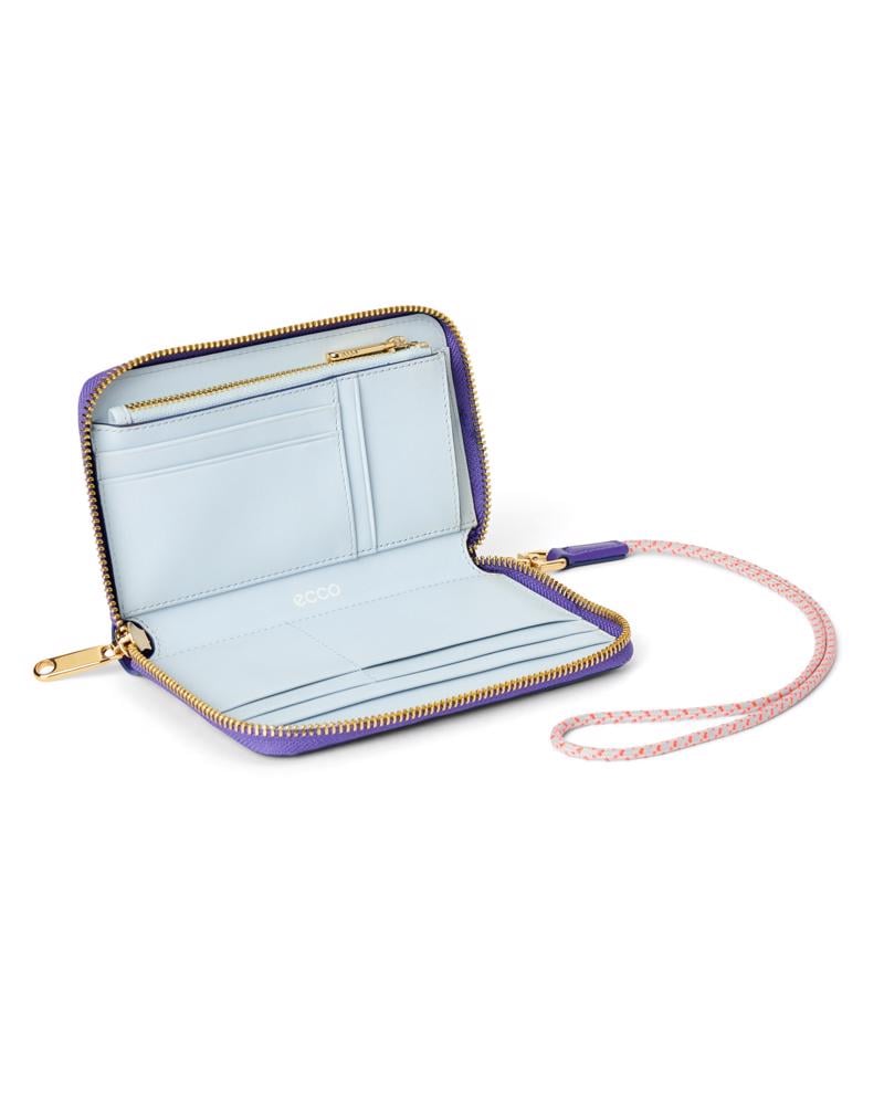 Purple ECCO Wallet Zip Around