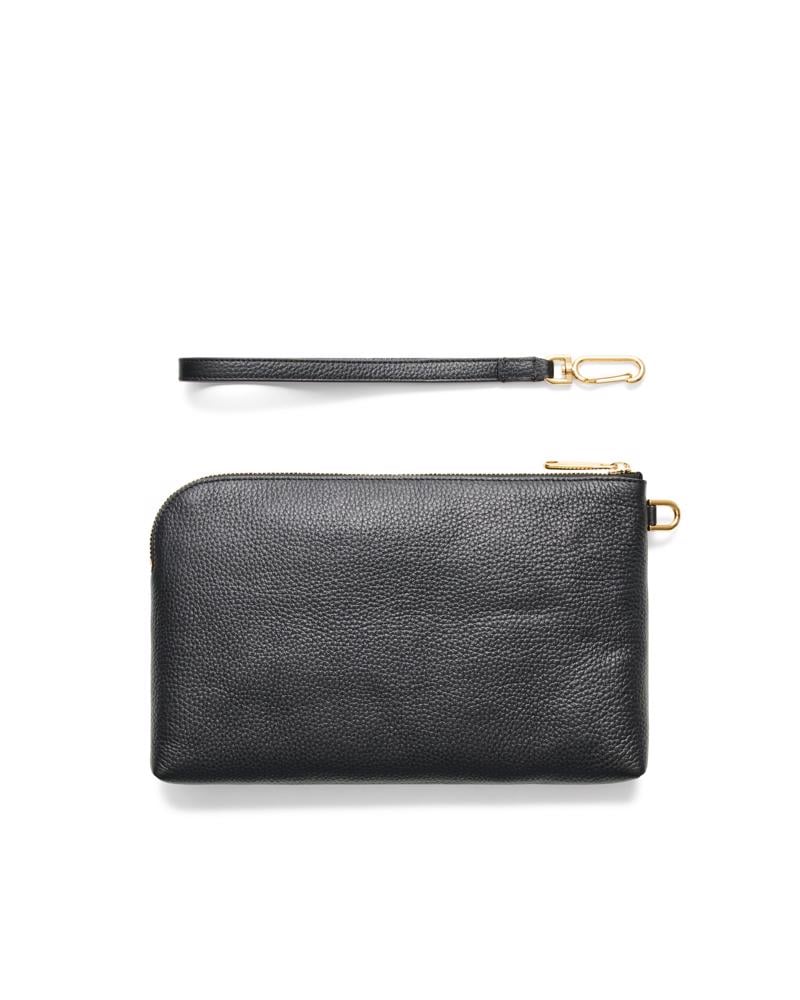 BLACK ECCO Wristlet L