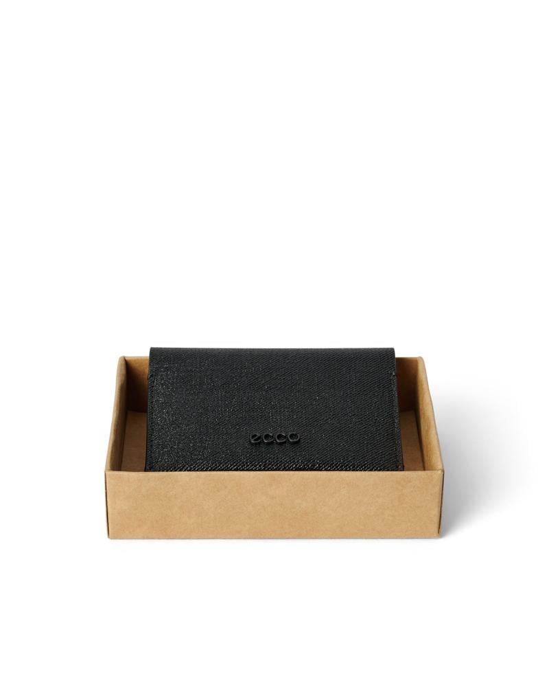 BLACK ECCO Business Card Purse