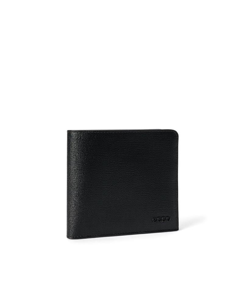 BLACK ECCO Wallet Slim Billfold