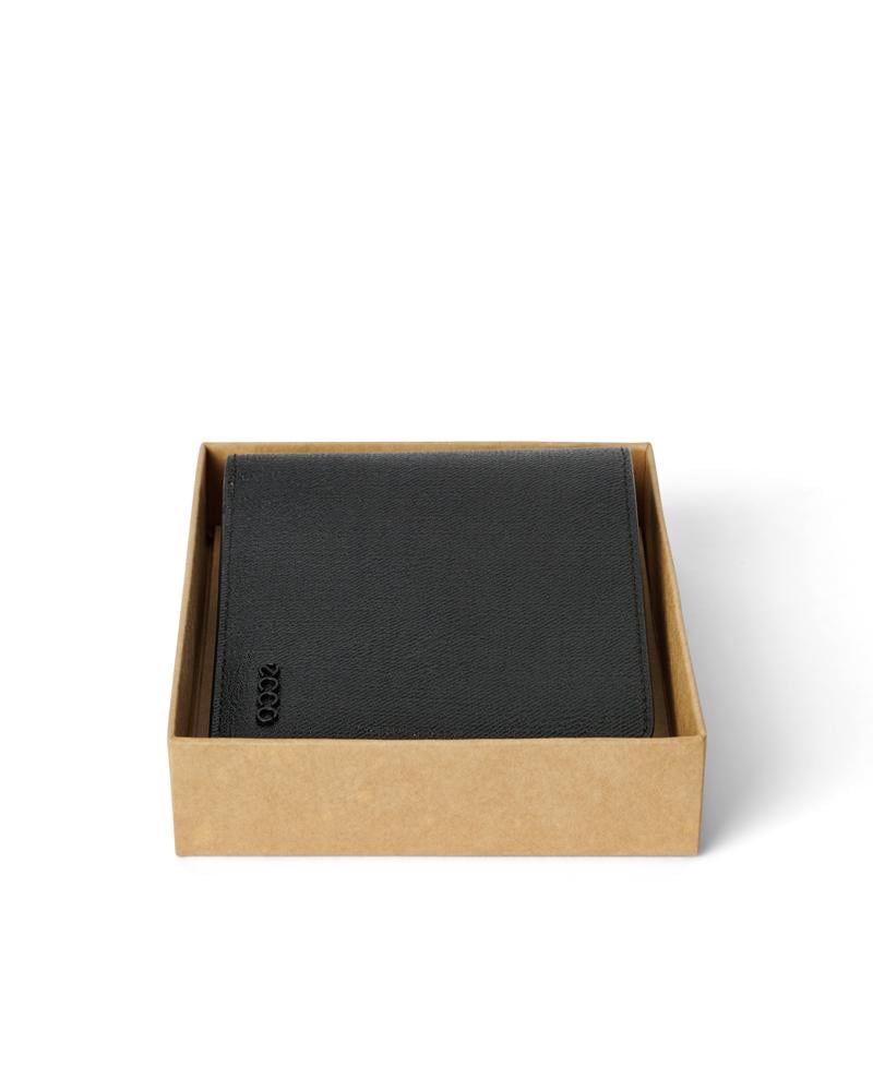 BLACK ECCO Wallet Slim Billfold
