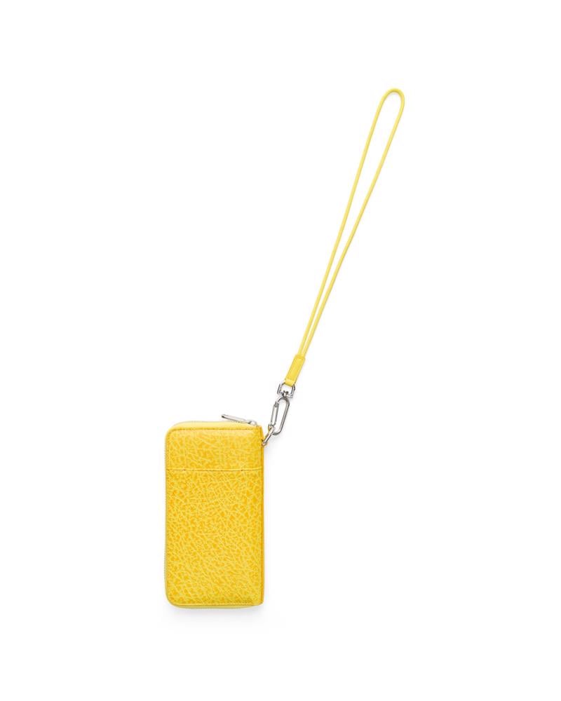 Yellow ECCO Wallet Zip Around