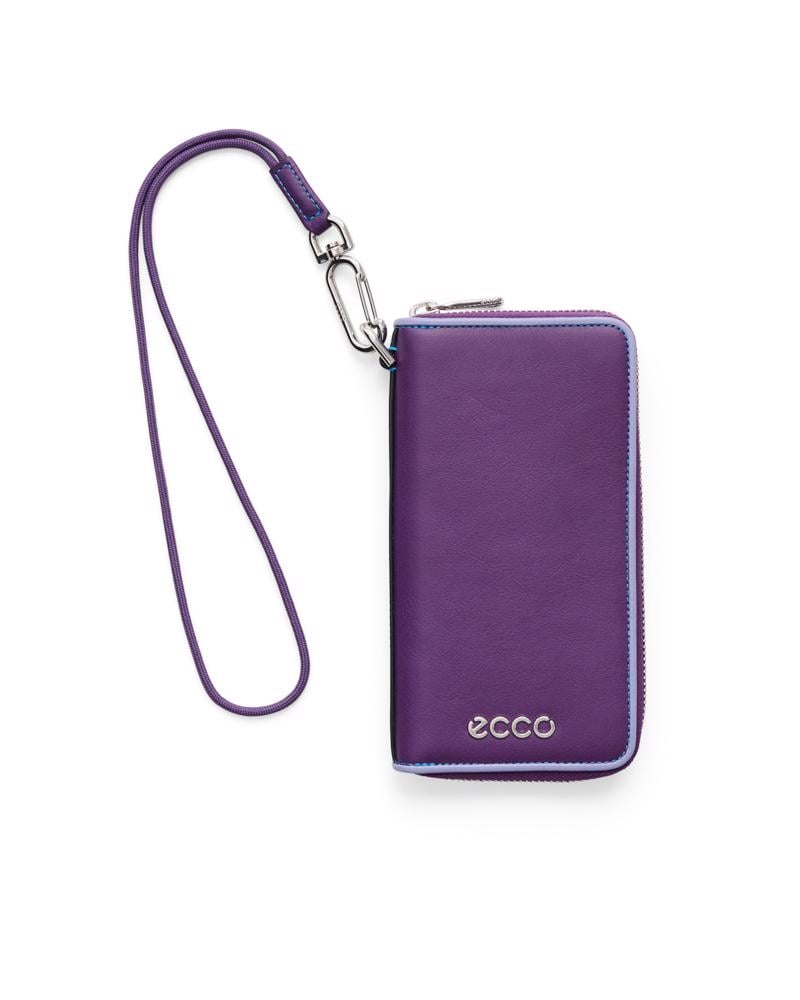 Red ECCO Wallet Zip Around