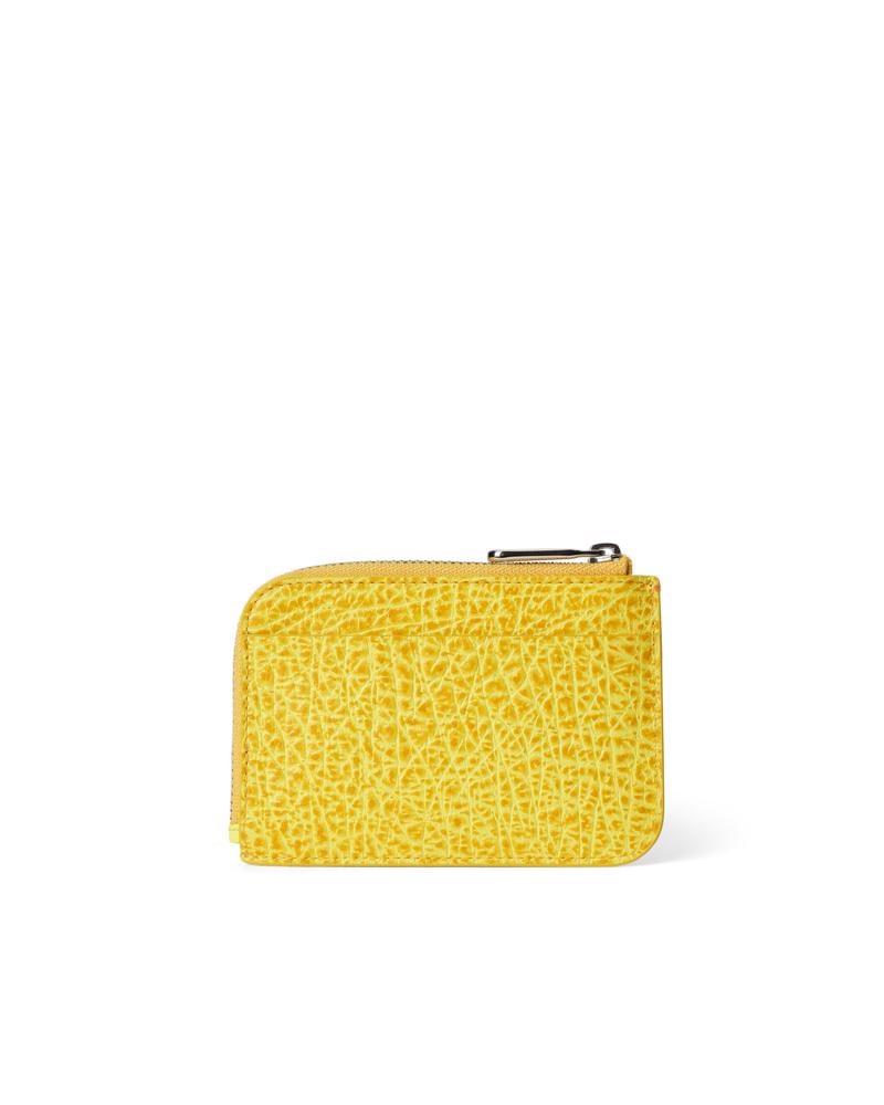 Yellow ECCO Card Case Zipped
