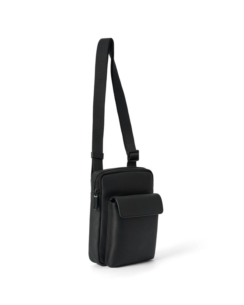 BLACK ECCO Flat Pouch City Crossbody