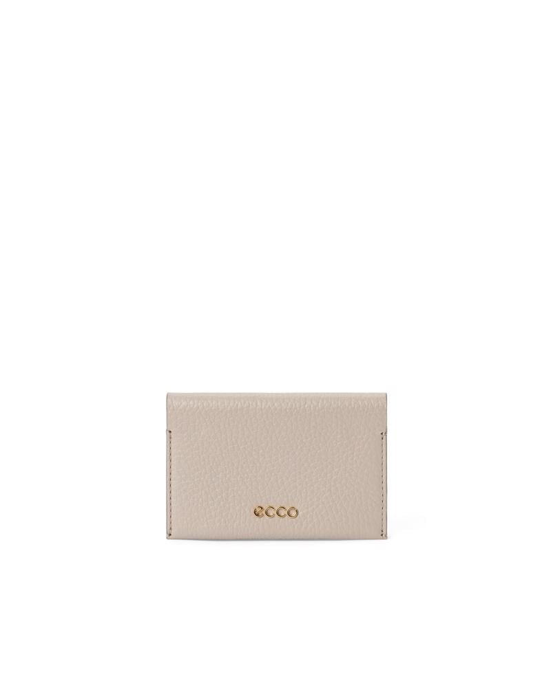 Beige ECCO Business Card Purse
