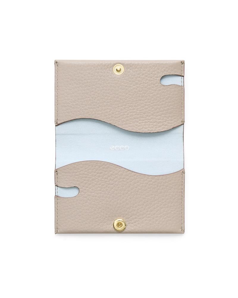 Beige ECCO Business Card Purse