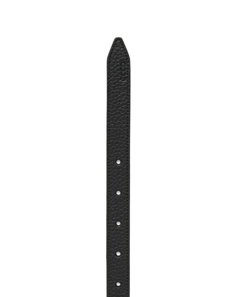 BLACK ECCO Belts Pebble Leather