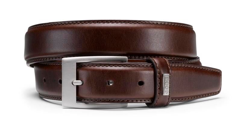 Brown ECCO Classic Belt prongue buckle