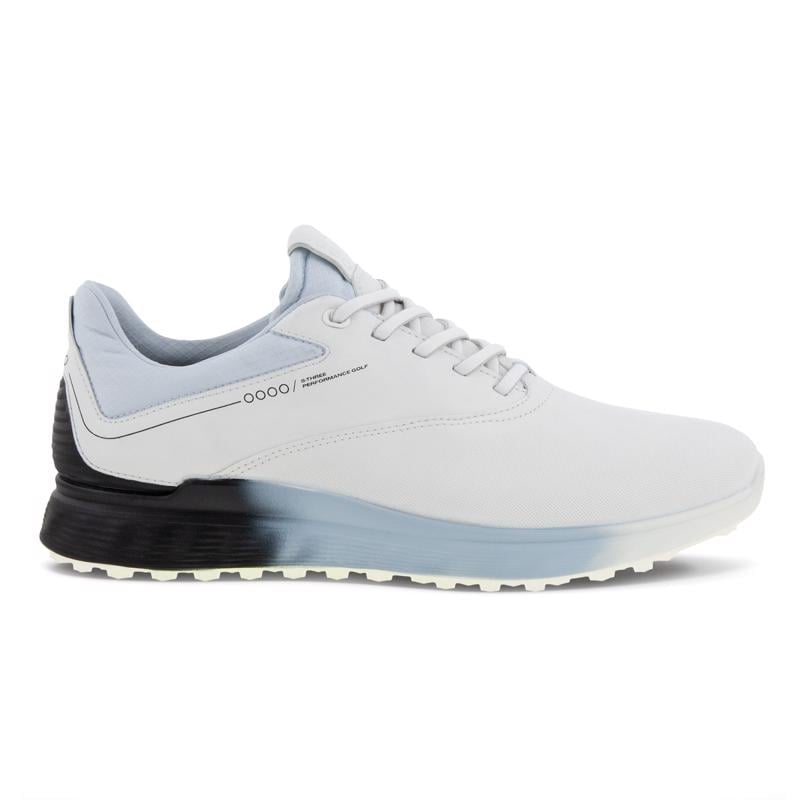 White ECCO W Golf S-Three Shoe GTX
