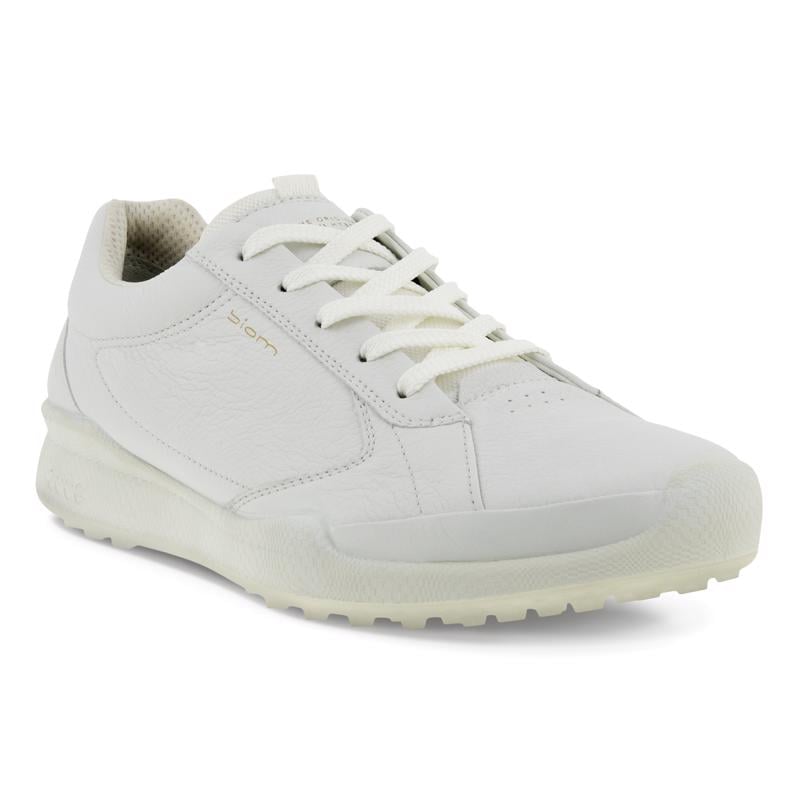 White ECCO M GOLF BIOM HYBRID Golf S