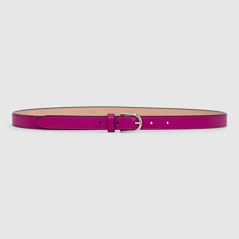 Pink ECCO Formal Plain Belt