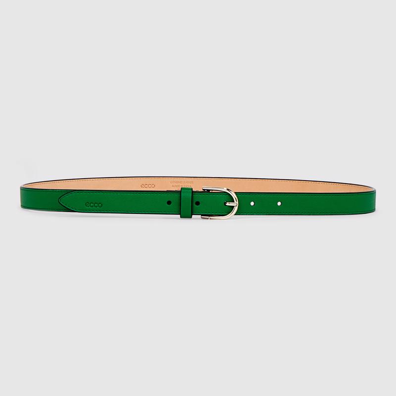 Green ECCO Formal Plain Belt