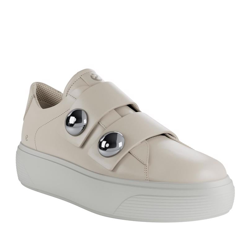 Beige ECCO STREET LITE HI W Limestone