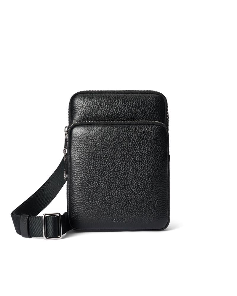 اسود ECCO Flat Pouch Pebbled Leather