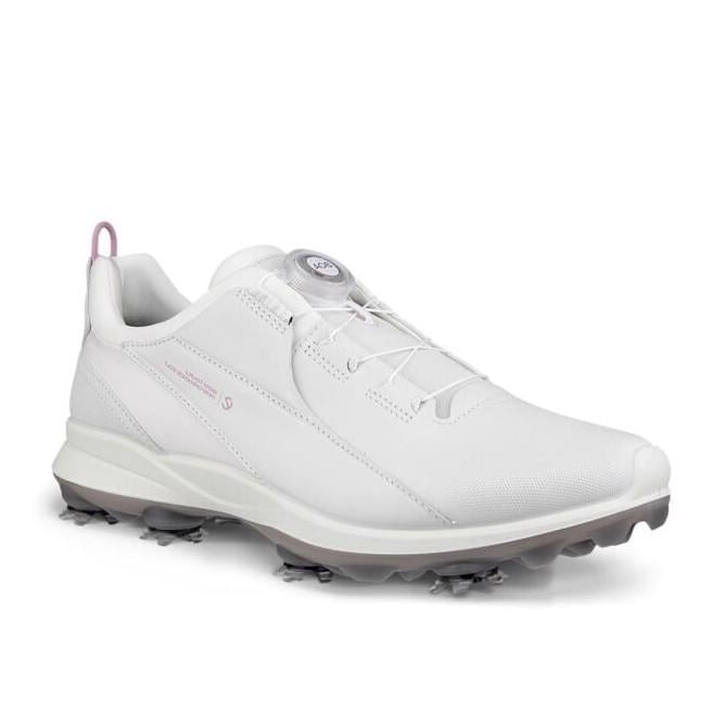 White ECCO W Golf Biom Tour White