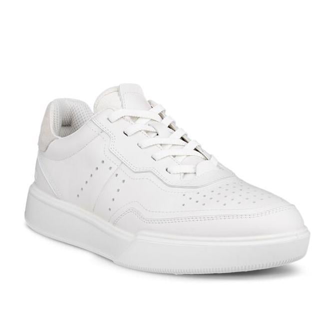 White ECCO Street Court W Shadow White