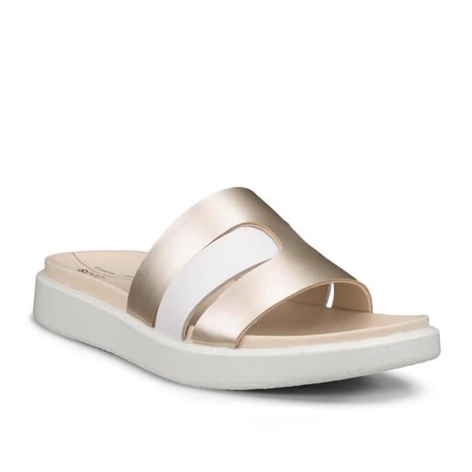GOLD ECCO Flowt W White