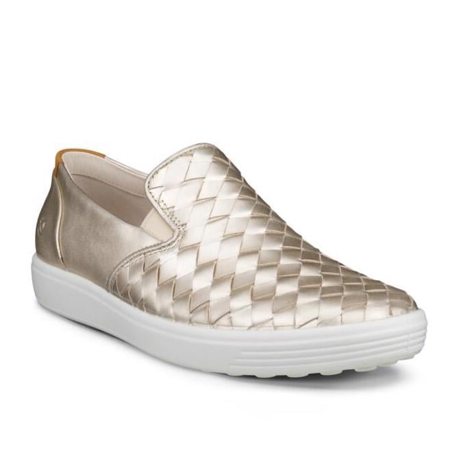 Metallics ECCO Soft 7 W Pure White Gold