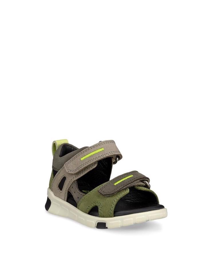 Grey ECCO Mini Stride Sandal Multic