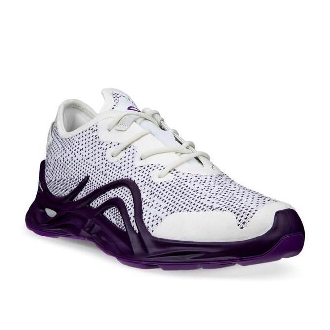 White ECCO Biom Infinite W Imperial Purple