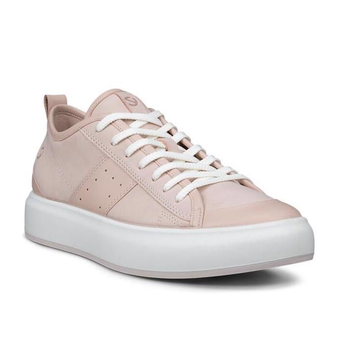 Beige ECCO Street Ace W Rose Dust
