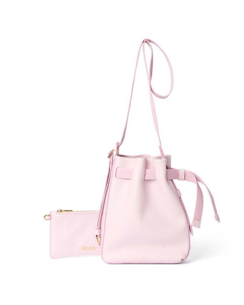 Pink ECCO Sail Bag S Pebbled Leather