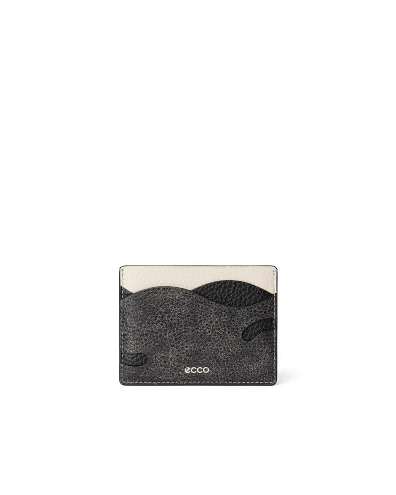 BLACK ECCO Card Case E Wave Pop 9