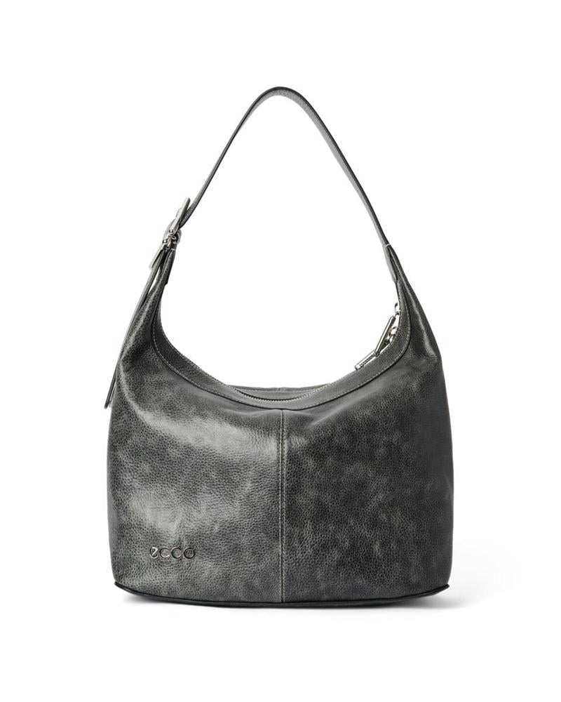 BLACK ECCO Hobo M Ragnar Leather