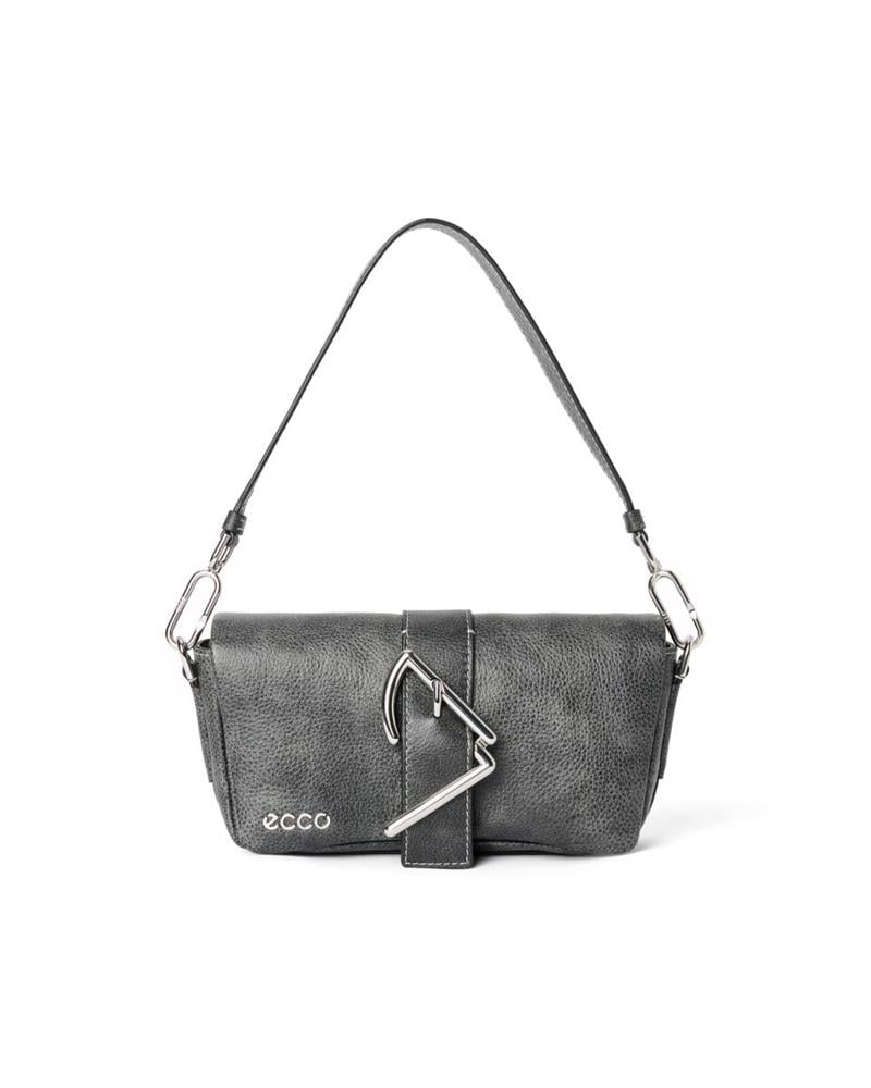 BLACK ECCO Pinch Bag M Soft Ragnar Leather