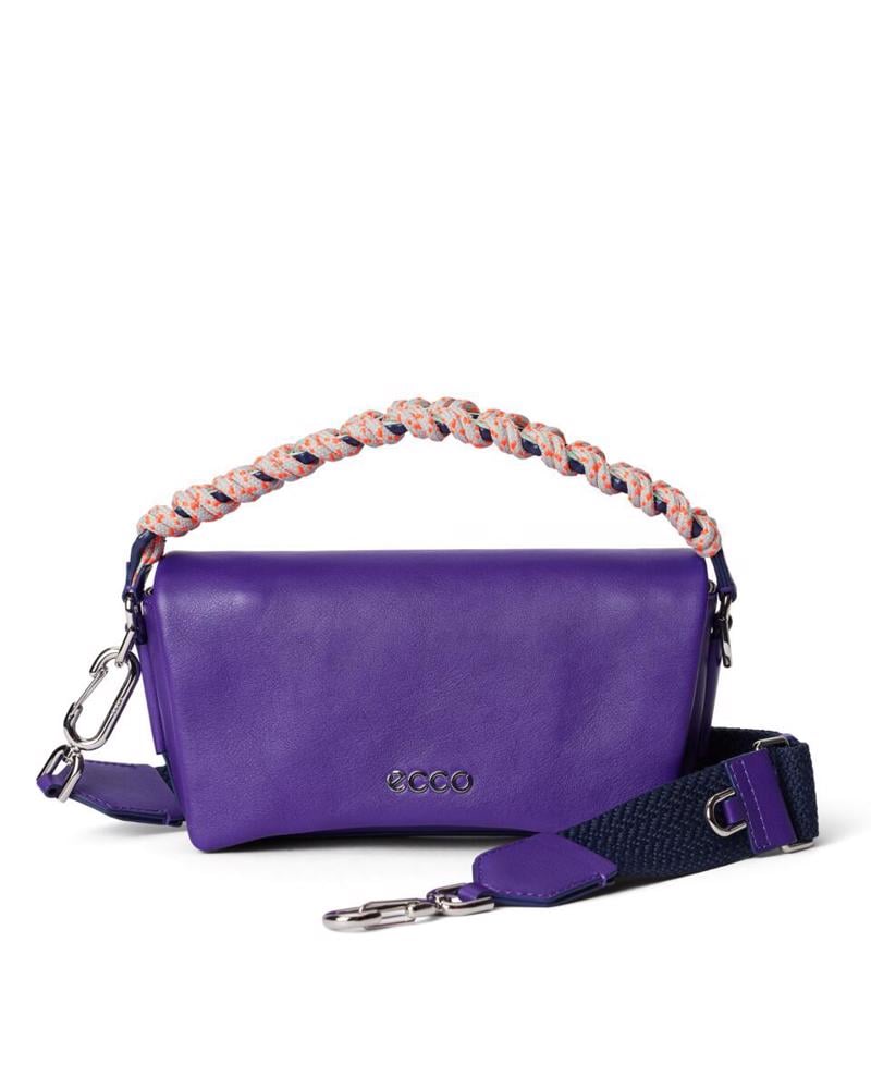 Purple ECCO Pinch Bag M Soft Smooth