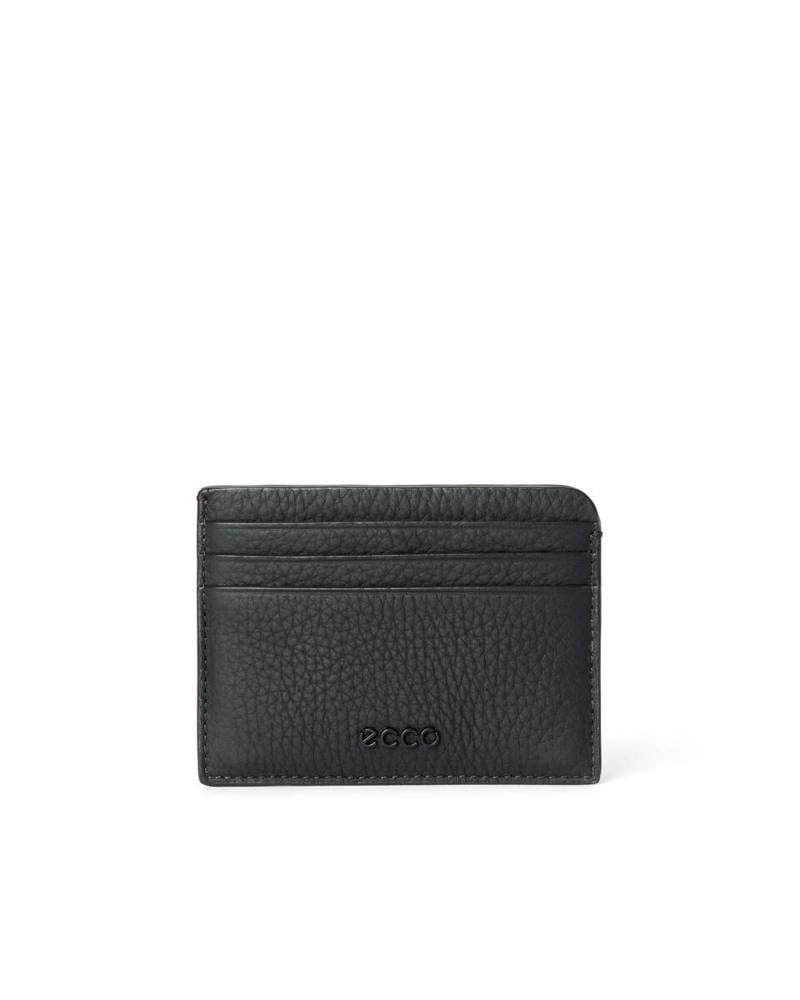 BLACK ECCO Card Case Slim Wallet